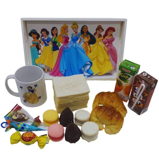Desayuno o merienda princesas o personaje favorito